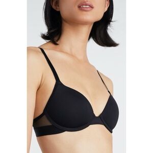 Pepper black lift up bra 34B